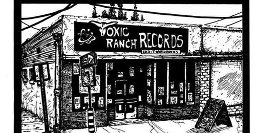 Toxic Ranch Records book signing